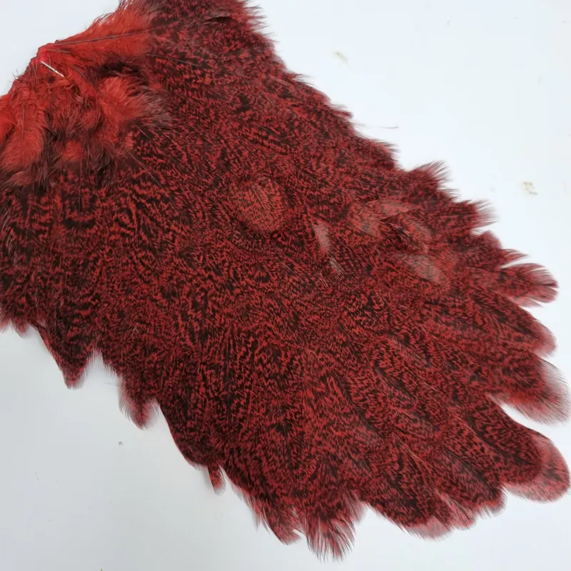 Whiting Coq de Leon Hen Saddle in Speckled Red-2